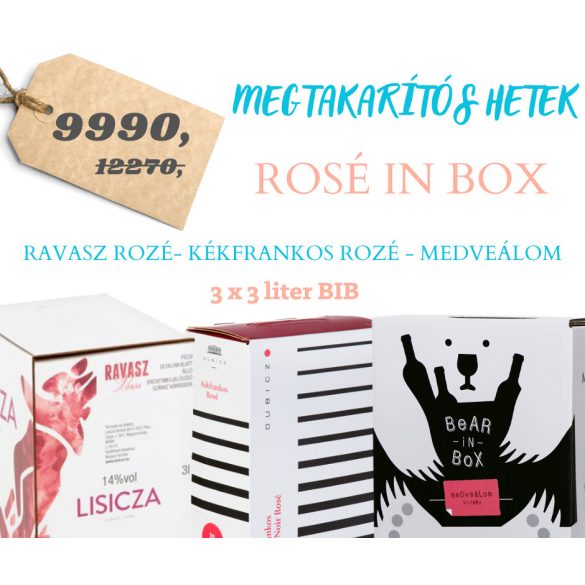 ROSÉ IN BOX 3x3 liter